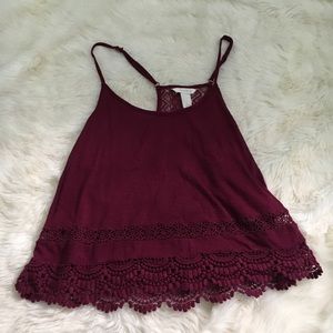 Forever 21 Wine Tank Top
